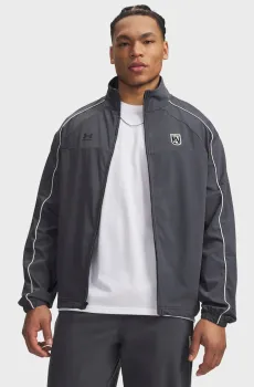 Мужская темно-серая ветровка Terrace Woven Jacket Серый S Under Armour 6013864-008