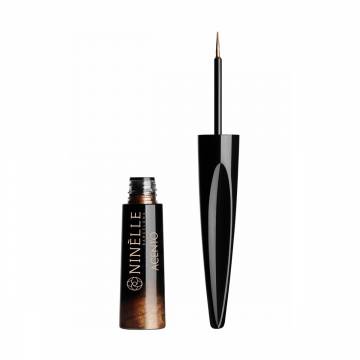Подводка для глаз Ninelle Acento Metallic Liquid Eyeliner с эффектом металлик, 452 Bronze, 6 мл Подводка для глаз Ninelle Acento Metallic Liquid Eyeliner с эффектом металлик, 452 Bronze, 6 мл