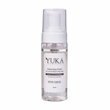 Пенка для умывания Yuka Cleansing Foam для нормальной и комбинированной кожи, с алоэ и огурцом, 150 мл