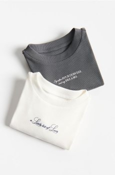 Reserved - GIRLS` T-SHIRT - кремовий - 505KD-01X