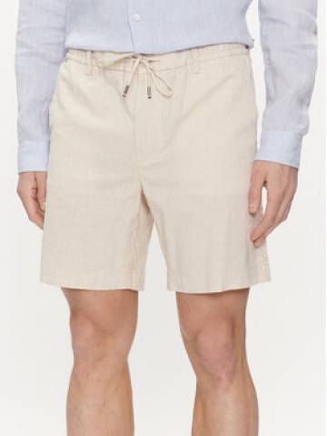Boss Шорти з тканини Kane 50512555 Бежевий Regular Fit Boss Шорти з тканини Kane 50512555 Бежевий Regular Fit