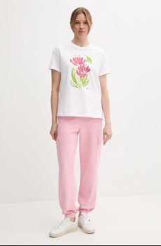 Хлопковые спортивные штаны United Colors of Benetton