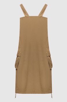 Коричневое платье-карго