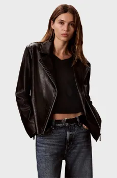 Женская черная куртка FAUX MOTO Черный S Calvin Klein Jeans LV047G515G