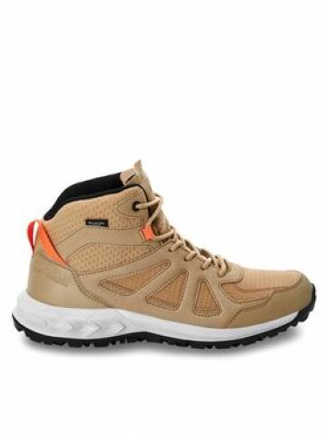 Jack Wolfskin Трекінгові черевики Woodland 2 Texapore Mid W 4051331 Бежевий Jack Wolfskin Трекінгові черевики Woodland 2 Texapore Mid W 4051331 Бежевий