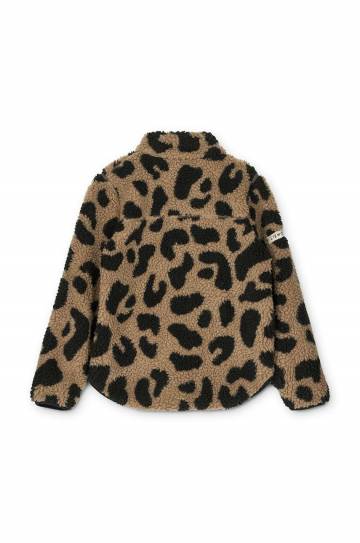 Куртка Liewood Nolan Pile Jacket цвет бежевый узор LW19877 Куртка Liewood Nolan Pile Jacket цвет бежевый узор LW19877