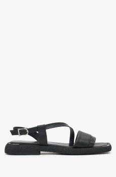 Сандалі шкіряні чорні Estro ER00115113