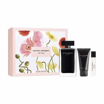 Прафюмированный набор женский Narciso Rodriguez (туалетная вода, 100 мл + туалетная вода, 10 мл + лосьон для тела, 50 мл) Прафюмированный набор женский Narciso Rodriguez (туалетная вода, 100 мл + туалетная вода, 10 мл + лосьон для тела, 50 мл)
