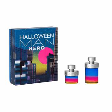 Парфюмированный набор мужской Halloween Man Hero (туалетная вода, 125 мл + туалетная вода, 50 мл) Парфюмированный набор мужской Halloween Man Hero (туалетная вода, 125 мл + туалетная вода, 50 мл)