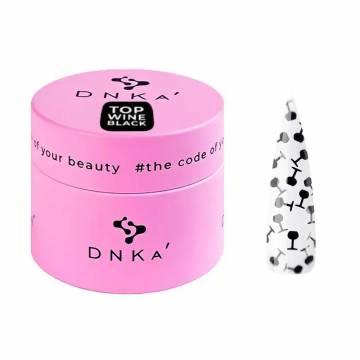 Топ для гель-лака DNKa Top Wine, Black, 15 мл Топ для гель-лака DNKa Top Wine, Black, 15 мл