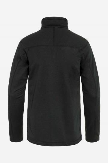 Кофта Fjallraven мужская цвет чёрный однотонная F87113.550-550 Кофта Fjallraven мужская цвет чёрный однотонная F87113.550-550