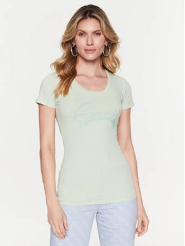 Guess Футболка Adelina W3RI14 J1314 Зелений Slim Fit Guess Футболка Adelina W3RI14 J1314 Зелений Slim Fit