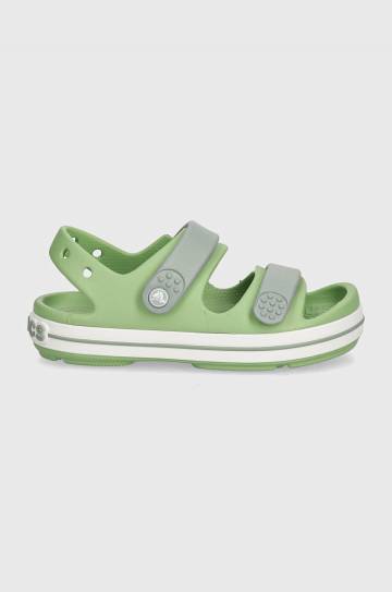 Детские сандалии Crocs CROCBAND CRUISER цвет зелёный Детские сандалии Crocs CROCBAND CRUISER цвет зелёный