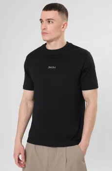 Мужская черная футболка Черный XXL BOSS 50556033;001
