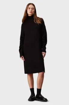 Женское черное платье CHUNKY LOOSE SWEATER Черный M Calvin Klein Jeans J20J224662