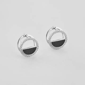 Серебряные серьги Minimal 1851 Серебряные серьги Minimal 1851