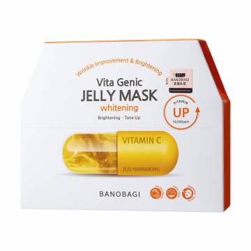 Осветляющая витаминная тканевая маска для лица Banobagi Vita Genic Jelly Mask Whitening, 10*30 г Осветляющая витаминная тканевая маска для лица Banobagi Vita Genic Jelly Mask Whitening, 10*30 г