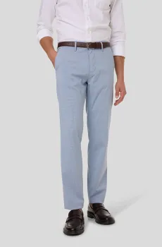 Мужские голубые чиносы в клетку Голубой 32-34 Pierre Cardin PC.-C3 33730.1058