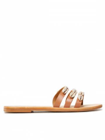 Manebi Шльопанці Leather Sandals S 0.1 Y0 Коричневий Manebi Шльопанці Leather Sandals S 0.1 Y0 Коричневий
