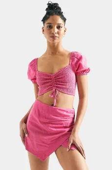 Женский розовый топ Розовый M Tally Weijl SWSVIHADES