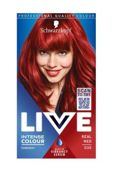 Стойкая крем-краска для волос Schwarzkopf LIVE Intense Colour, 035 Real Red, 142.5 мл