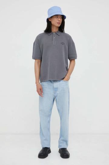 Кофта American Vintage цвет серый однотонная Кофта American Vintage цвет серый однотонная