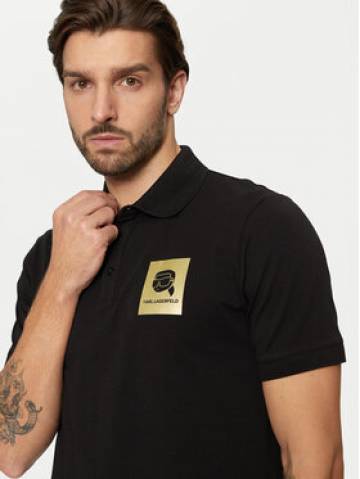 KARL LAGERFELD Поло 745460 551235 Чорний Regular Fit KARL LAGERFELD Поло 745460 551235 Чорний Regular Fit