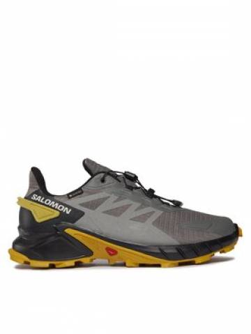 Salomon Взуття для бігу Supercross 4 GORE-TEX L47317200 Чорний Salomon Взуття для бігу Supercross 4 GORE-TEX L47317200 Чорний