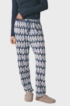 Женские синие брюки с узором Синий L womensecret 3703225