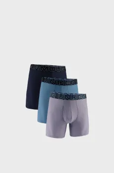 Мужские боксеры (3 шт) UA PERFORMANCE TECH MESH - SOLID 6 Разноцветный S Under Armour 1383884-024