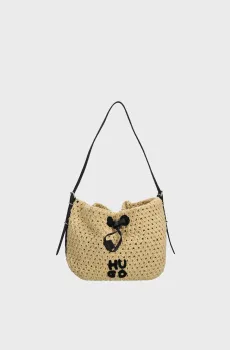 Женская бежевая сумка Бежевый ONESIZE HUGO 50563004;276