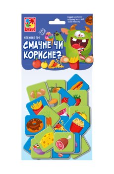 Развивающая игра Vladi Toys Вкусное или полезное?, от 3 лет, 24 элемента (VT5900-06)