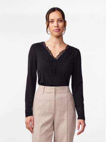 YAS Блузка Lori 26032834 Чорний Regular Fit YAS Блузка Lori 26032834 Чорний Regular Fit