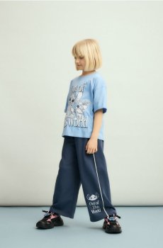 Reserved - Штани з брелоком Lilo і Stitch - темно-синій - 130HN-59X