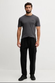 Хлопковая футболка EA7 Emporio Armani