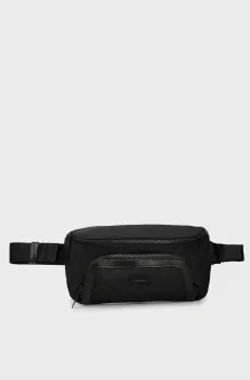 Мужская черная поясная сумка CK REMOTE WAISTBAG MONO Черный ONESIZE Calvin Klein K50K512106