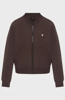 Женская коричневая спортивная кофта Коричневый L Guess V6YQ17.K4313;A10K