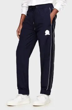 Мужские темно-синие спортивные брюки THC CC CUFF Синий S Tommy Hilfiger MW0MW33873