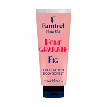 Отшелушивающий сорбет для тела Famirel Home SPA Exfoliation Body Sorbet, Pomegranate & Fig, 225 мл Отшелушивающий сорбет для тела Famirel Home SPA Exfoliation Body Sorbet, Pomegranate & Fig, 225 мл