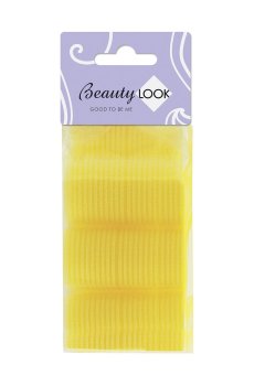 Бигуди-липучки для волос Beauty Look желтые, 7 шт (411509)