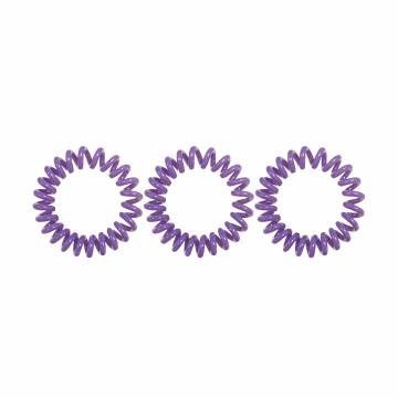 Набор резинок для волос Beauty Line фиолетовые, 3 шт (405004-7)