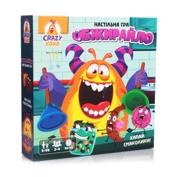 Настольная игра Vladi Toys Обжирайло, 26*6.5*26 см, от 5 лет, 114 элементов (VT8055-41)