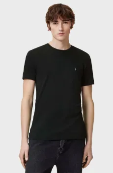 Мужская черная футболка TONIC CREW Черный XXL AllSaints M028JB