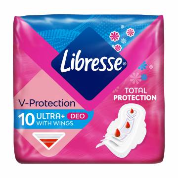 Прокладки гигиенические Libresse Ultra Deo с ароматом, 10 шт Прокладки гигиенические Libresse Ultra Deo с ароматом, 10 шт