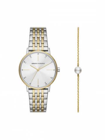 Armani Exchange Годинник AX7156SET Срібний Armani Exchange Годинник AX7156SET Срібний