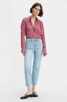 Женские голубые джинсы Wedgie Straight Голубой 28-26 Levi’s® 34964;0196
