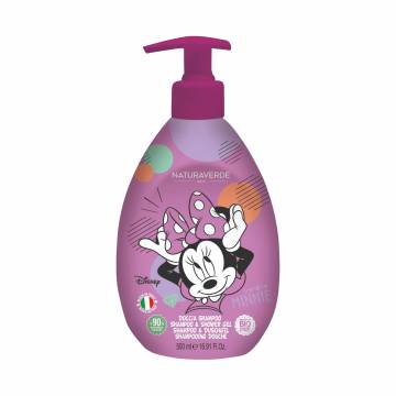 Детский гель для душа и шампунь Naturaverde Kids Disney Minnie Mouse Shampoo & Shower Gel, 500 мл Детский гель для душа и шампунь Naturaverde Kids Disney Minnie Mouse Shampoo & Shower Gel, 500 мл