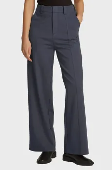 Женские темно-синие брюки MILANO STRAIGHT PANTS Синий XS Calvin Klein Jeans J20J224850