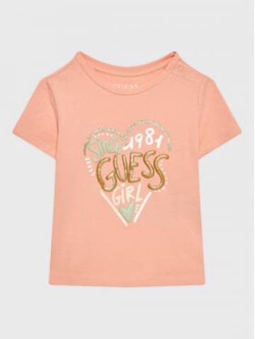 Guess Футболка A3GI01 K6YW1 Рожевий Regular Fit Guess Футболка A3GI01 K6YW1 Рожевий Regular Fit