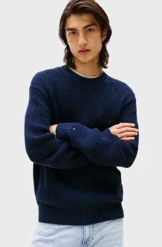 Мужской темно-синий джемпер CHUNKY Синий M Tommy Jeans DM0DM22098